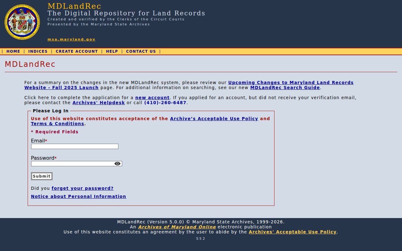 Reisterstown people search Maryland land records portal